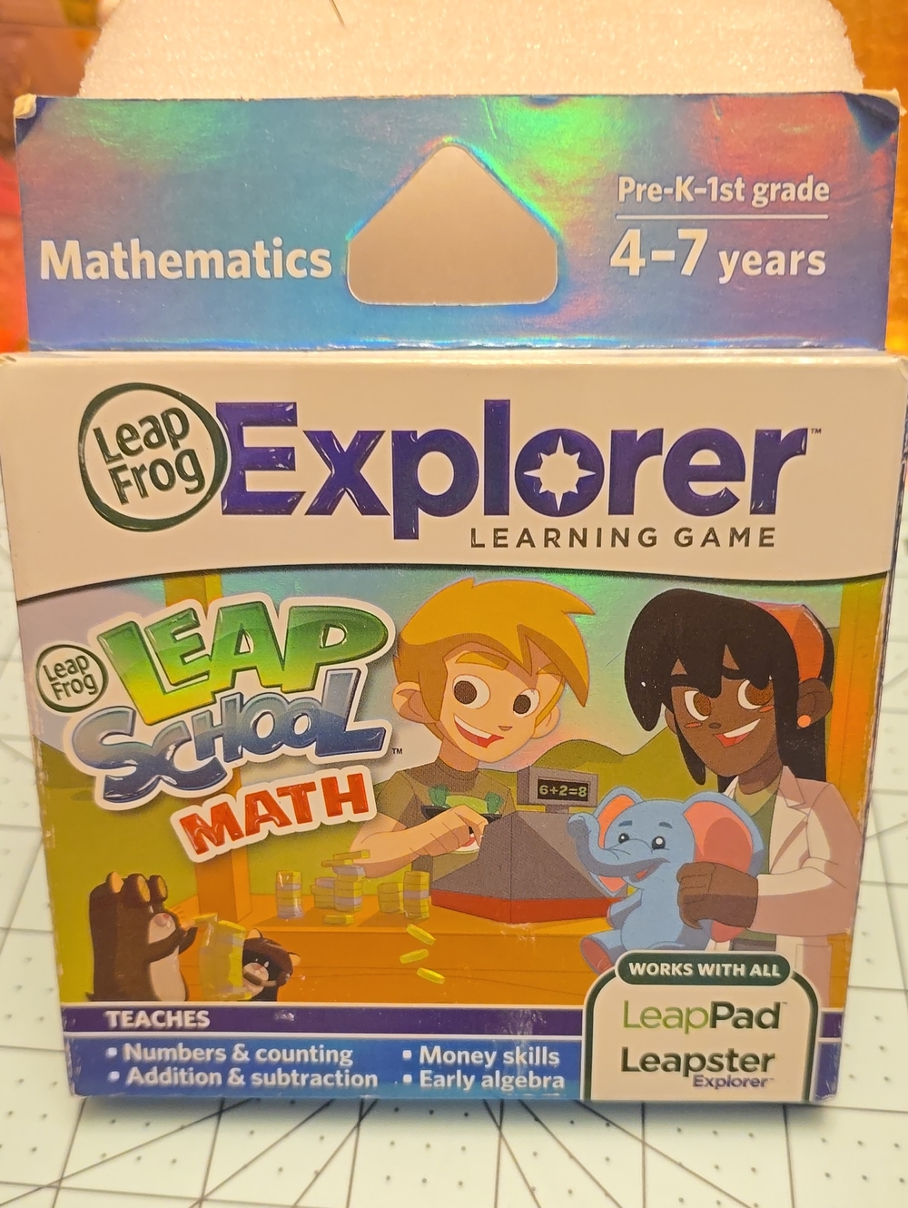 Explorer LeapSchool Math Learning Game - Blue/Green
